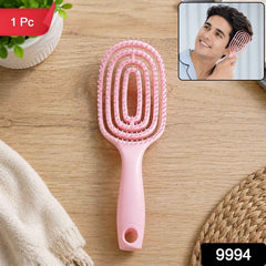 Men's Hair Brush Curved Detangling Massage Comb for Styling & Grooming