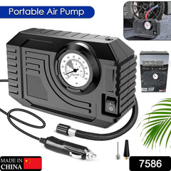 Portable Tire Inflator – 12V Air Compressor with Gauge | RaceVault