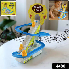 Duck Climb Stairs Toy – Interactive Music & Light Playset