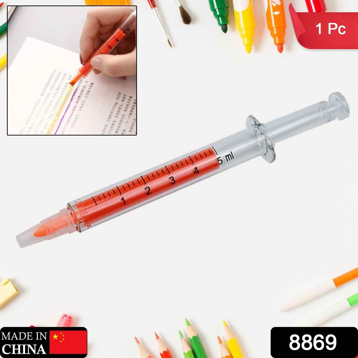 Fluorescent Highlighter Pen – Vibrant Marker for Study & Office | InkGlow