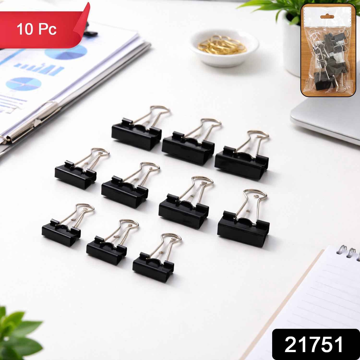 Binder Clips Ð Heavy Grip for Secure Paper Holding