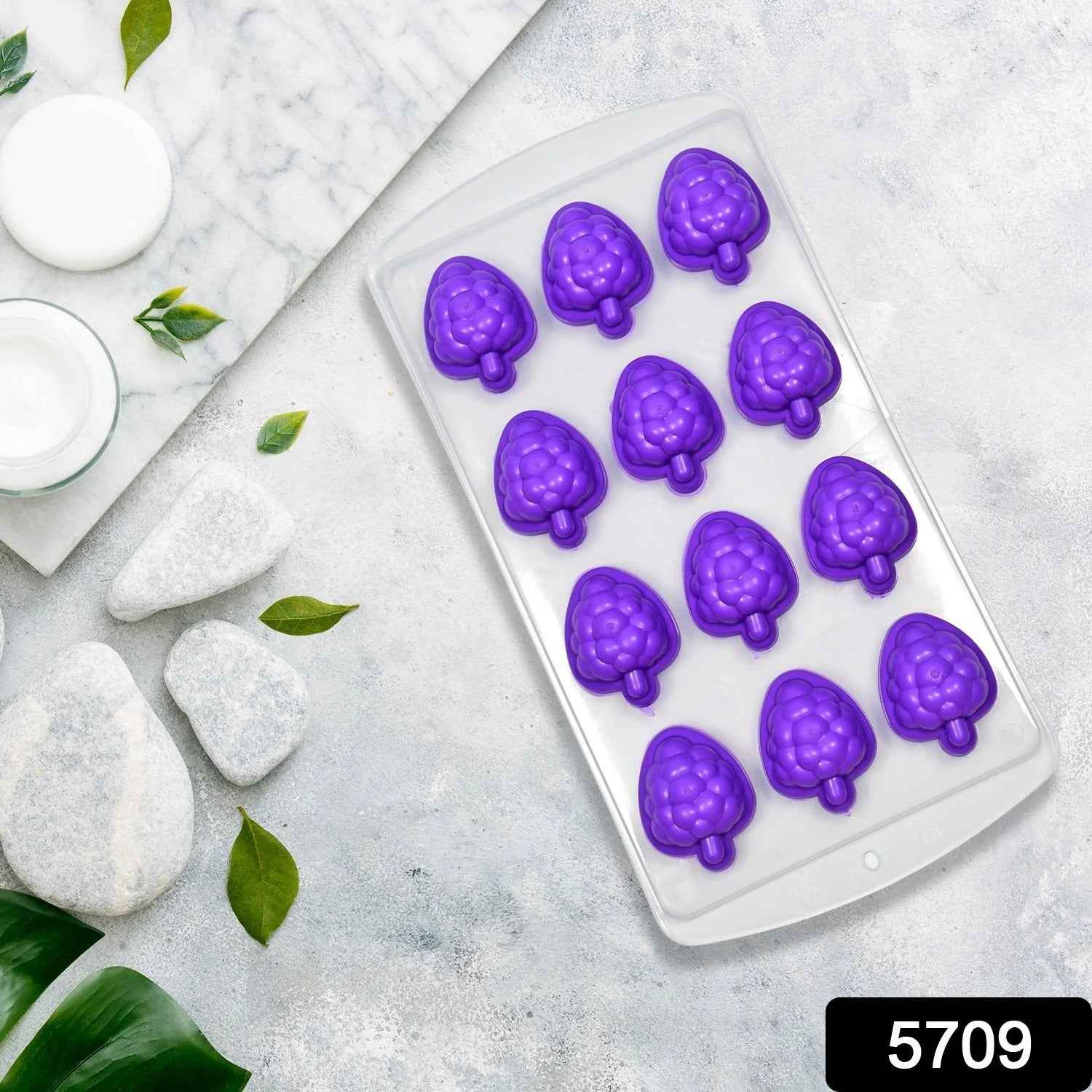 Silicone Ice Cube Tray – Flexible Fruit Shape Mold for Drinks | Indo Glow