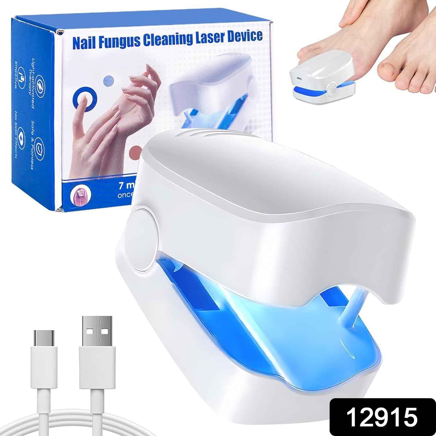 Nail Fungus Laser Treatment – Rechargeable Device for Hands & Feet | AuriGlam