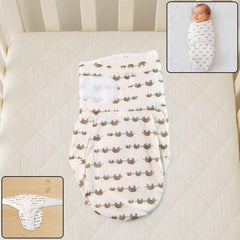Baby Swaddle Wrap – Soft Cotton Adjustable Wrap for Newborns