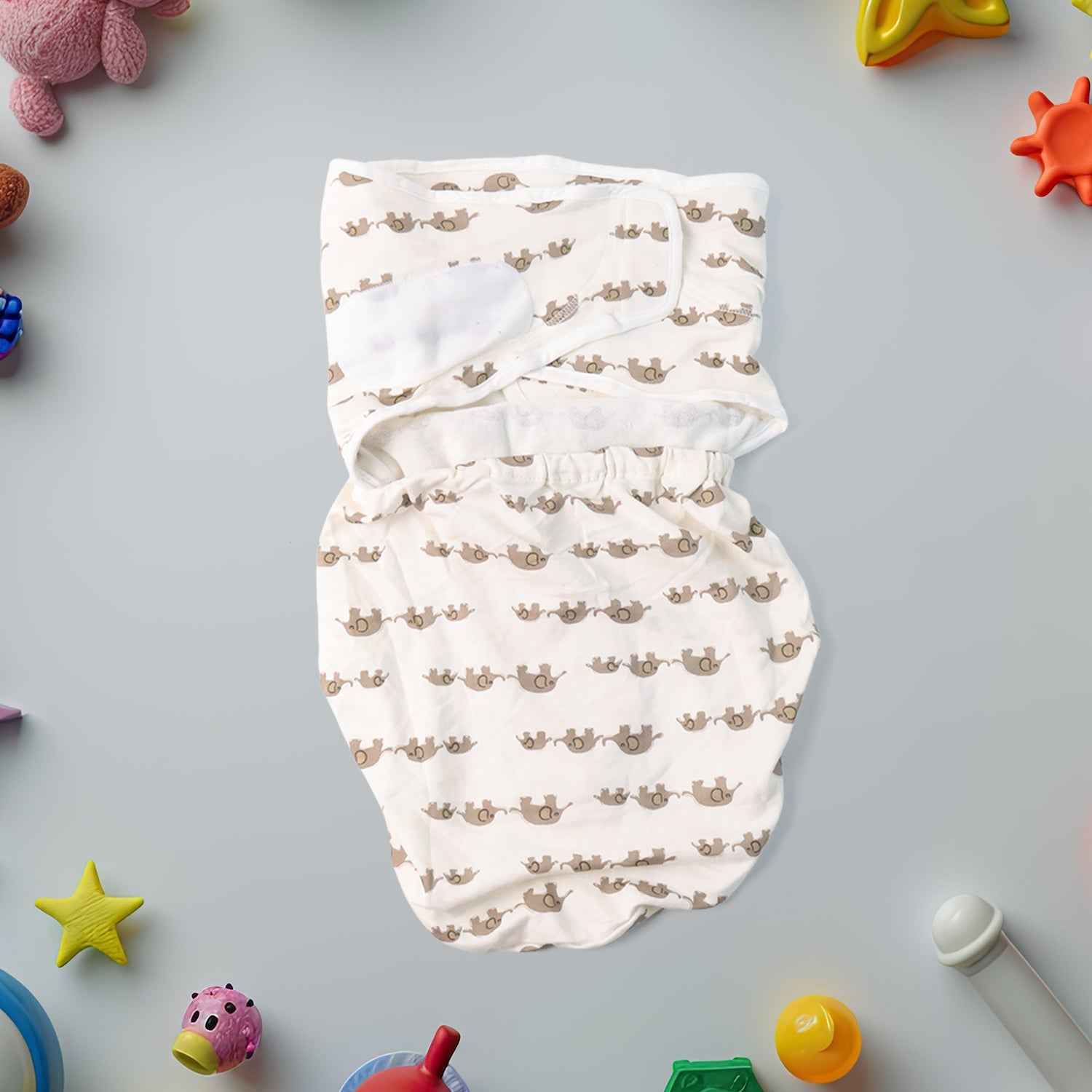 Baby Swaddle Wrap – Soft Cotton Adjustable Wrap for Newborns
