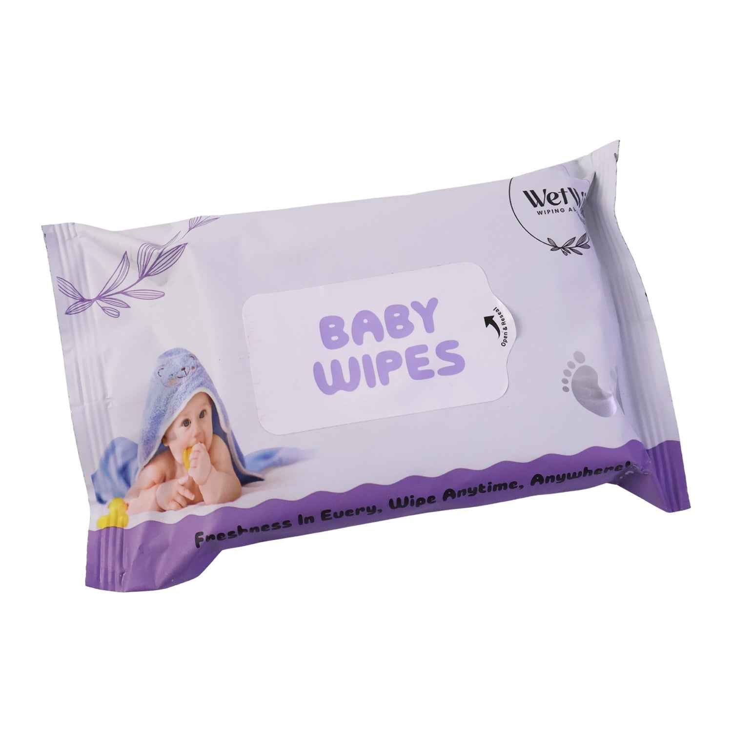 Travel Fresh Baby Wet Wipes Ð Gentle & Portable for Sensitive Skin