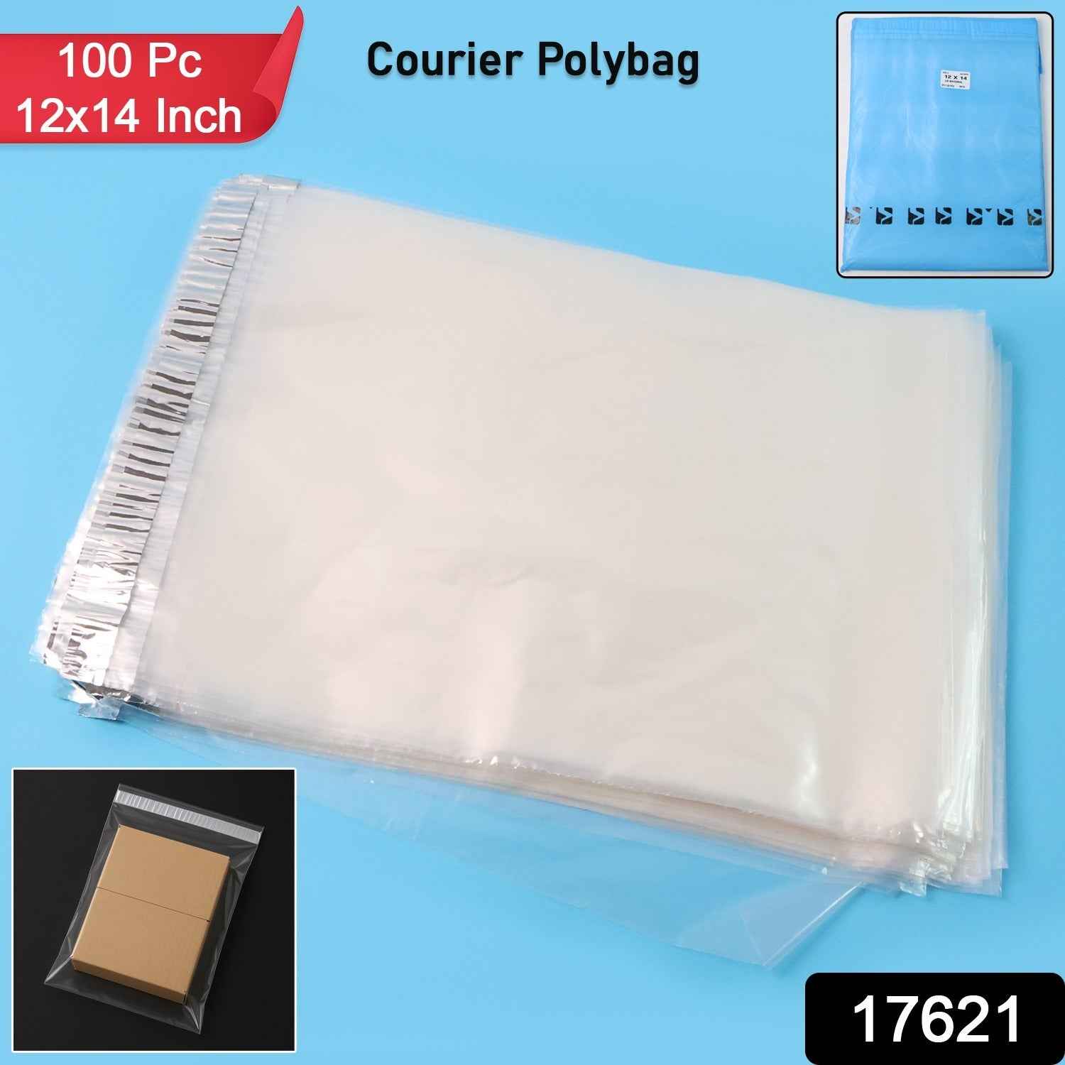 Courier Polybags 12x14 Inch – Secure Self-Adhesive Shipping Bags