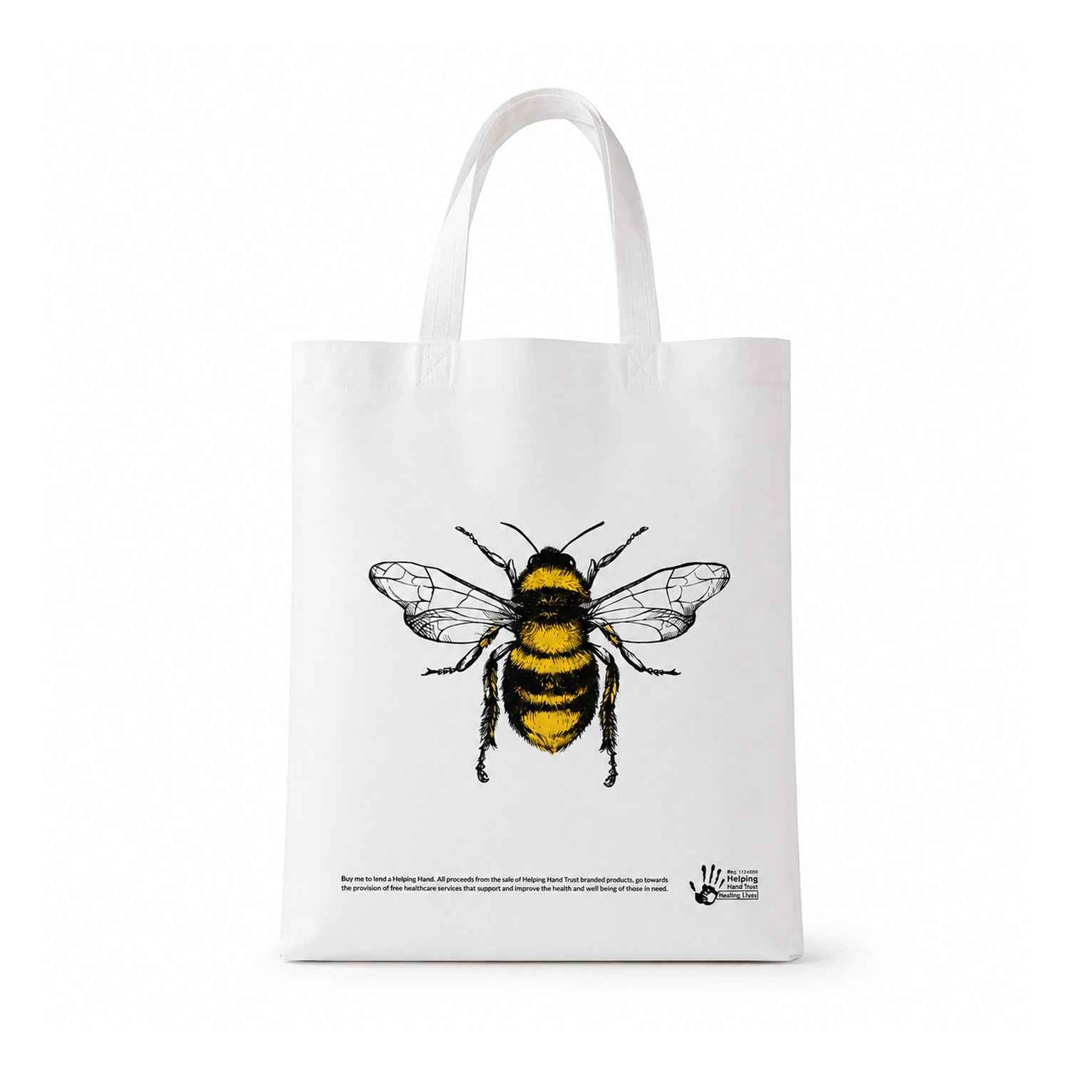 Multipurpose Bee Print Carry Hand Bag Ð Eco-Friendly & Spacious