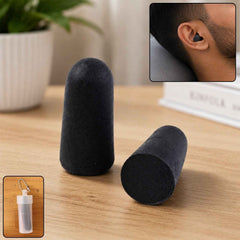 Men Soft Ear Plugs with Case Reusable Noise Reduction for Sleep (1 Pair)