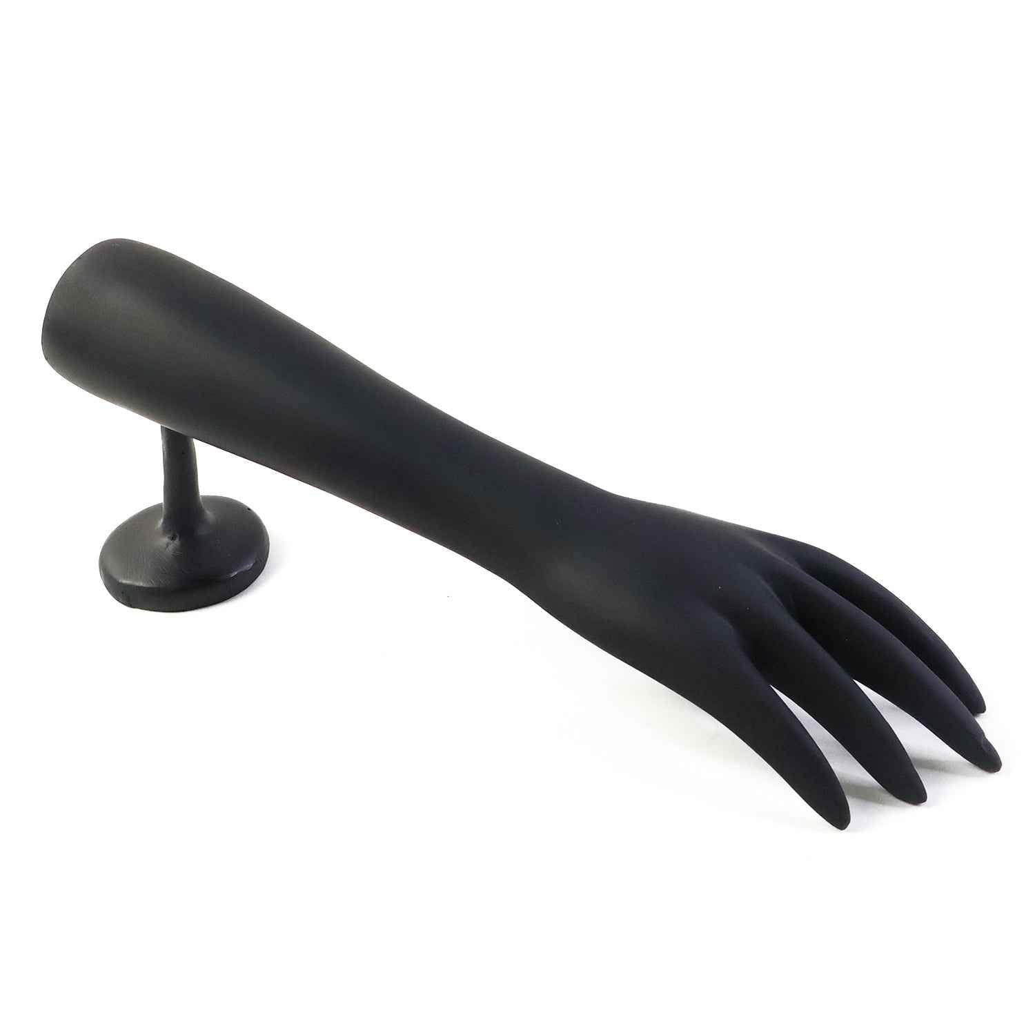 Black Hand Jewelry Display Stand – Elegant Matte Finish Organizer