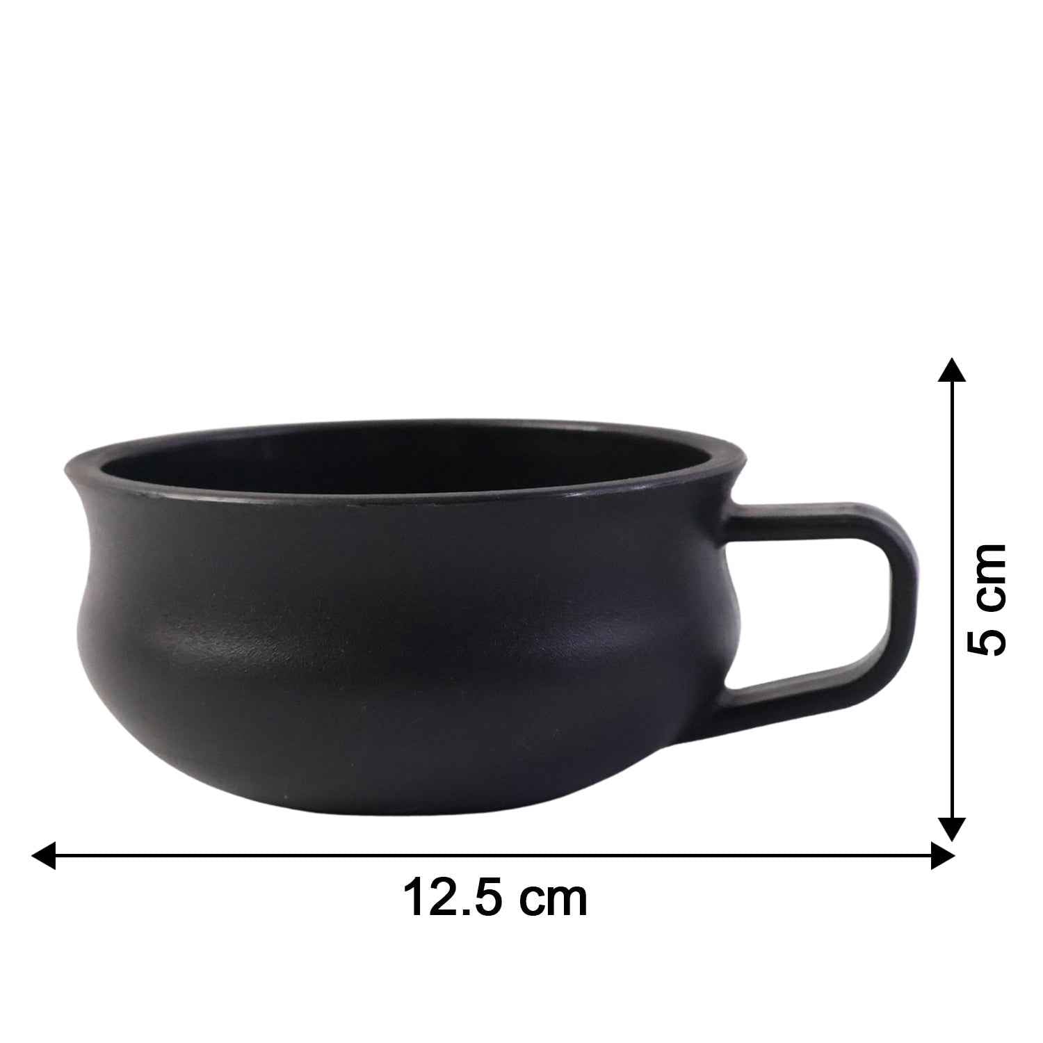Large Capacity Deep Handle Bowl – Ergonomic Grip for Hot & Cold Meals