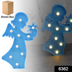 LED Angel Night Light – Battery Operated Room Decor | Deskrova