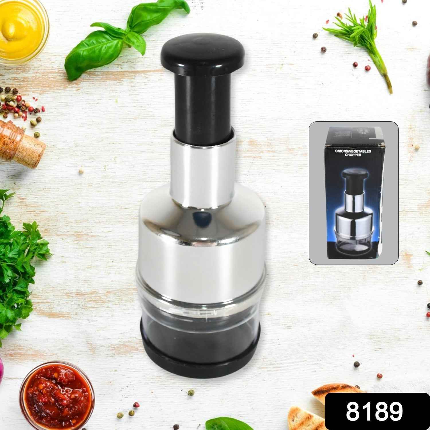 Vegetable Chopper – Stainless Steel & Easy Prep for Kitchen | CookAura