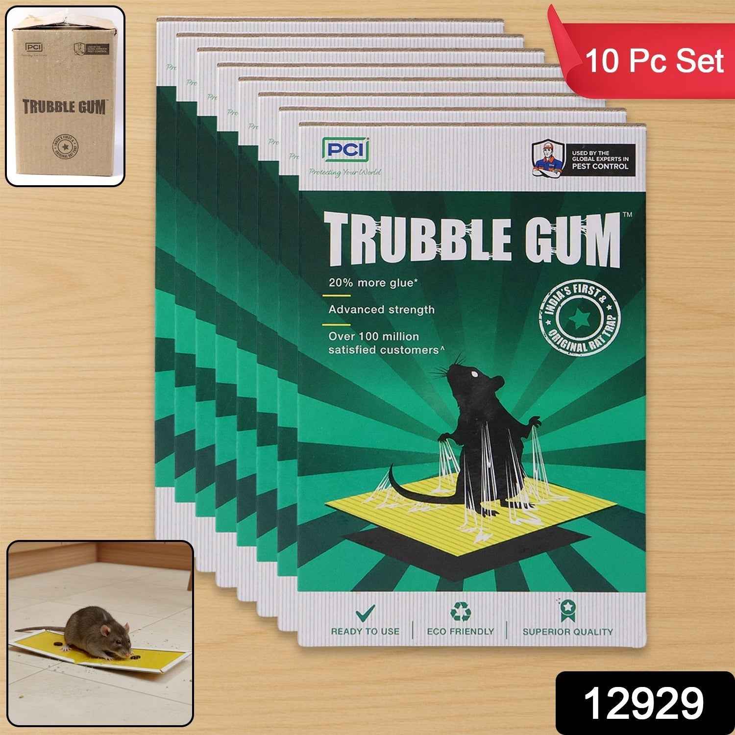 Cardboard Mouse Trap – Small Size Glue Trap for Effective Rodent Control
