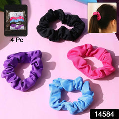 Hair Scrunchies Set – Soft, No-Pull & Crease-Free Bands