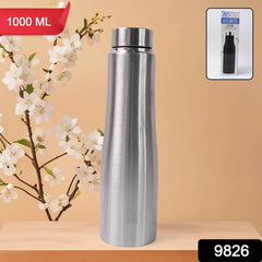 Stainless Steel Water Bottle 1000 ML – Vacuum Insulated for Temperature Control