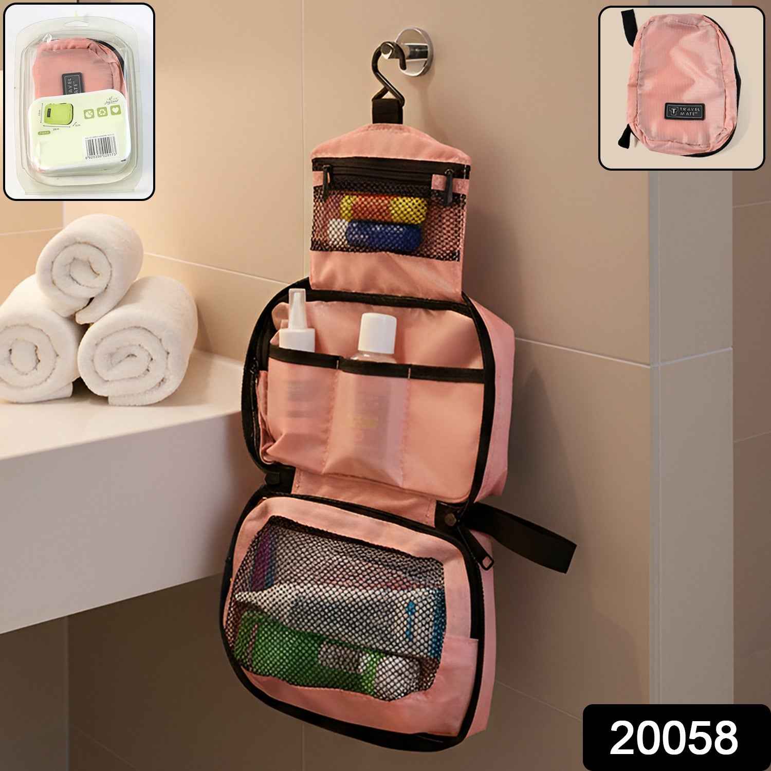 Hanging Toiletry Bag – Durable Waterproof Travel Organizer