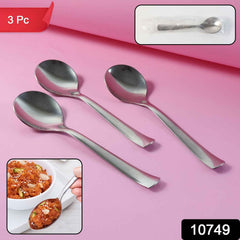 Dining Spoons Set of 3 – Rust-Resistant & Easy to Clean