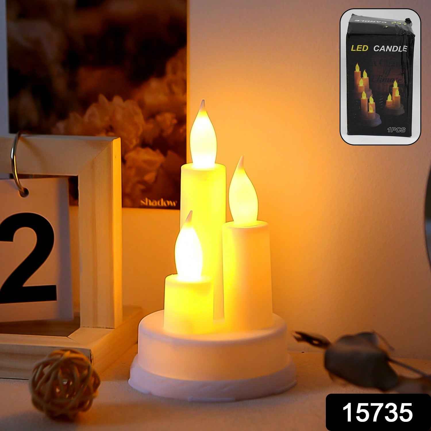 LED Taper Candles – Realistic Flickering Flame | Indo Glow