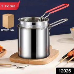Deep Frying Pot – Stainless Steel with Strainer Basket | FirePot