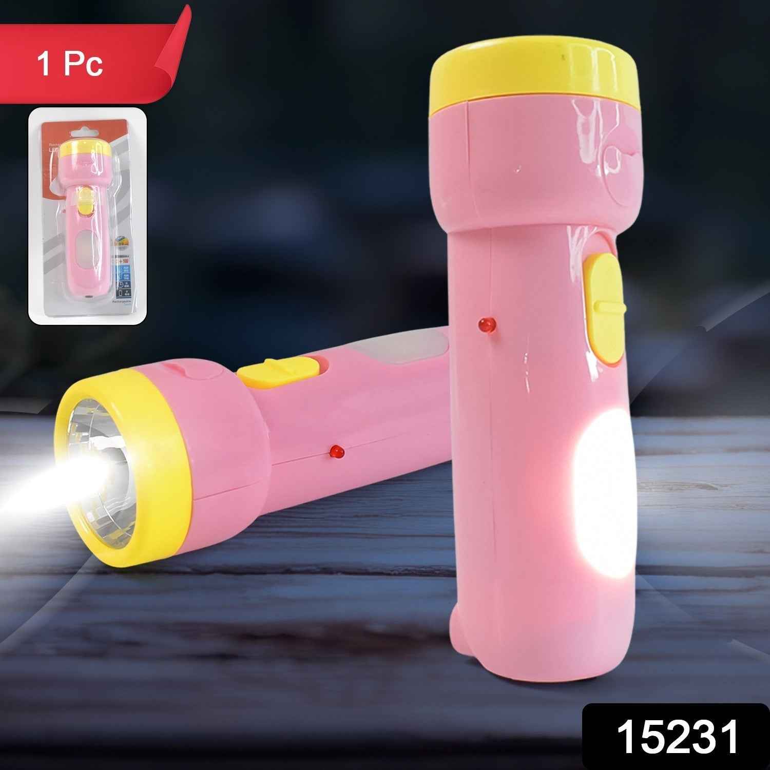 Rechargeable LED Torchlight – Compact Bright Portable Light