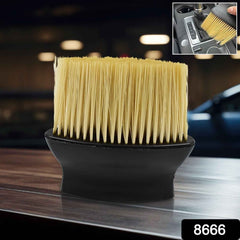 Close-up of the soft, long bristles on the versatile cleaning brush, designed for delicate surfaces.