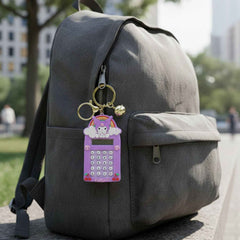 Kuromi Calculator Keychain – Compact Pocket-Sized Digital Calculator