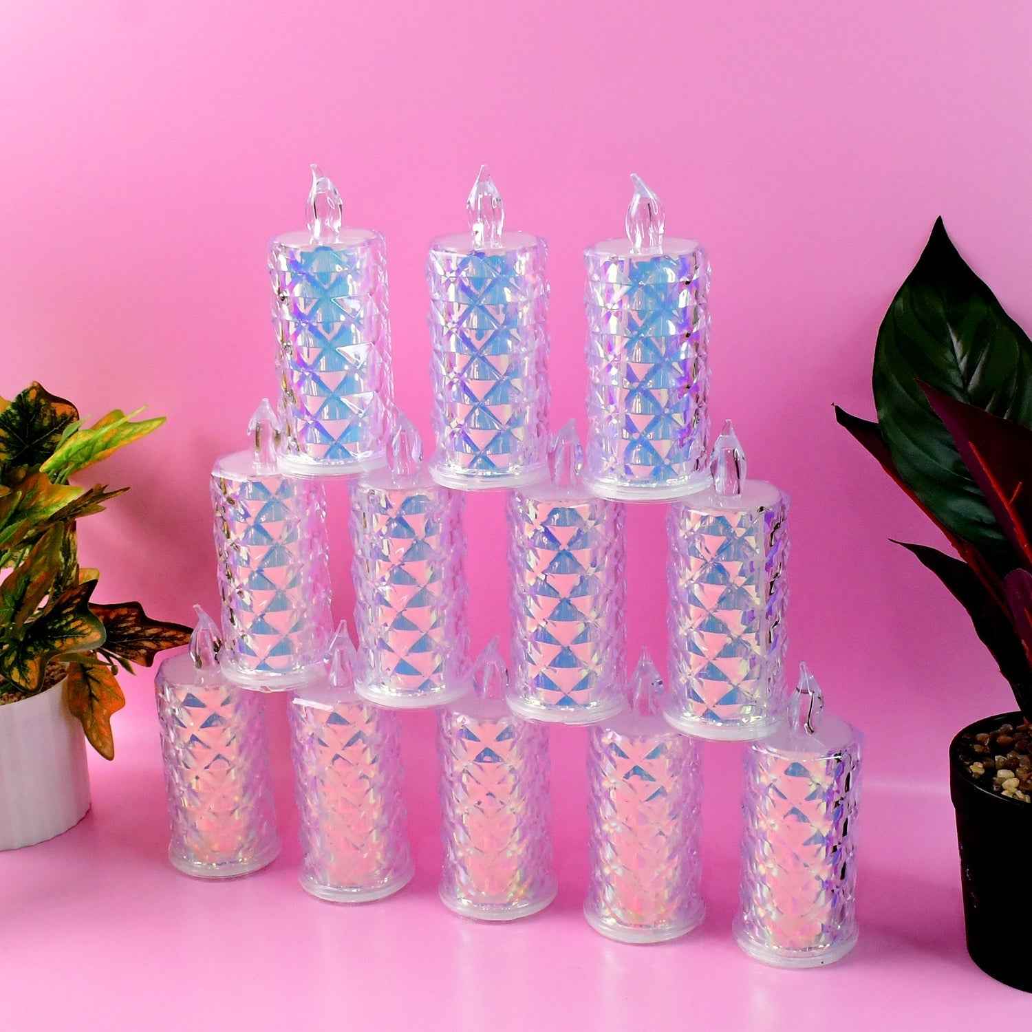 Smokeless LED Candles – Safe Flameless Set of 12 for Home Decor