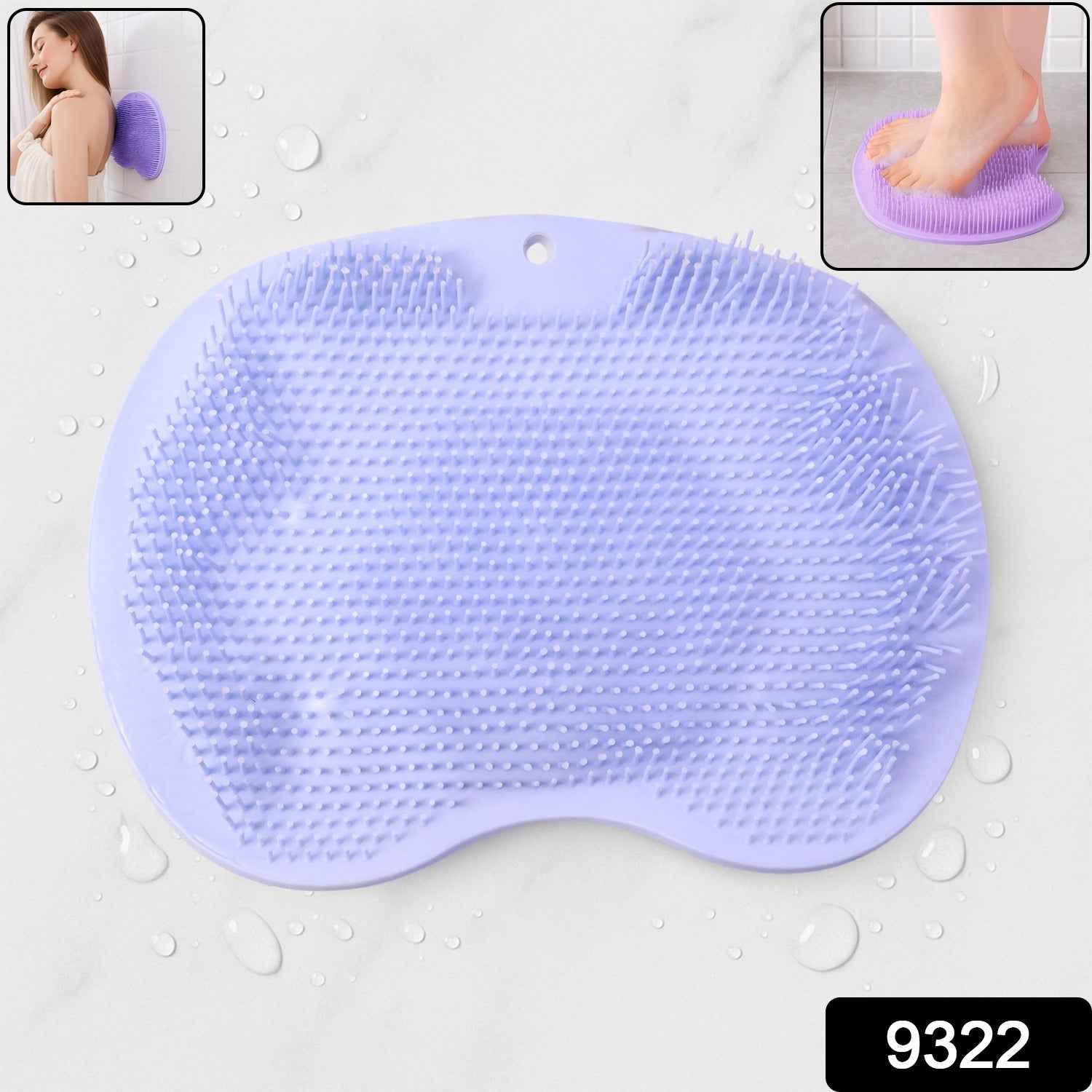 Silicone Bath Massage Cushion – Suction Cup Foot Scrubber Mat