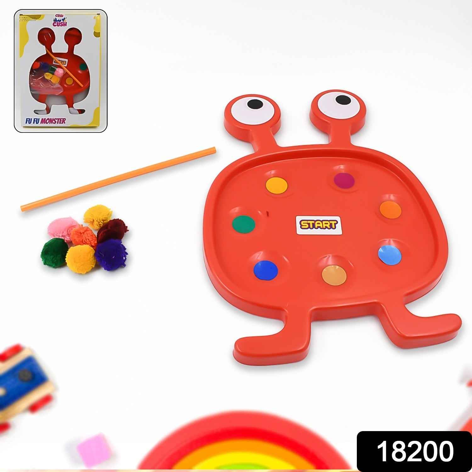 Kids Plastic Toy Set – Fu Fu Monster Early Learning Fun | Gamevana