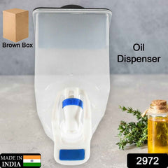 Wall Mounted Oil Dispenser – 1100ml No-Drip | Own Hydrate