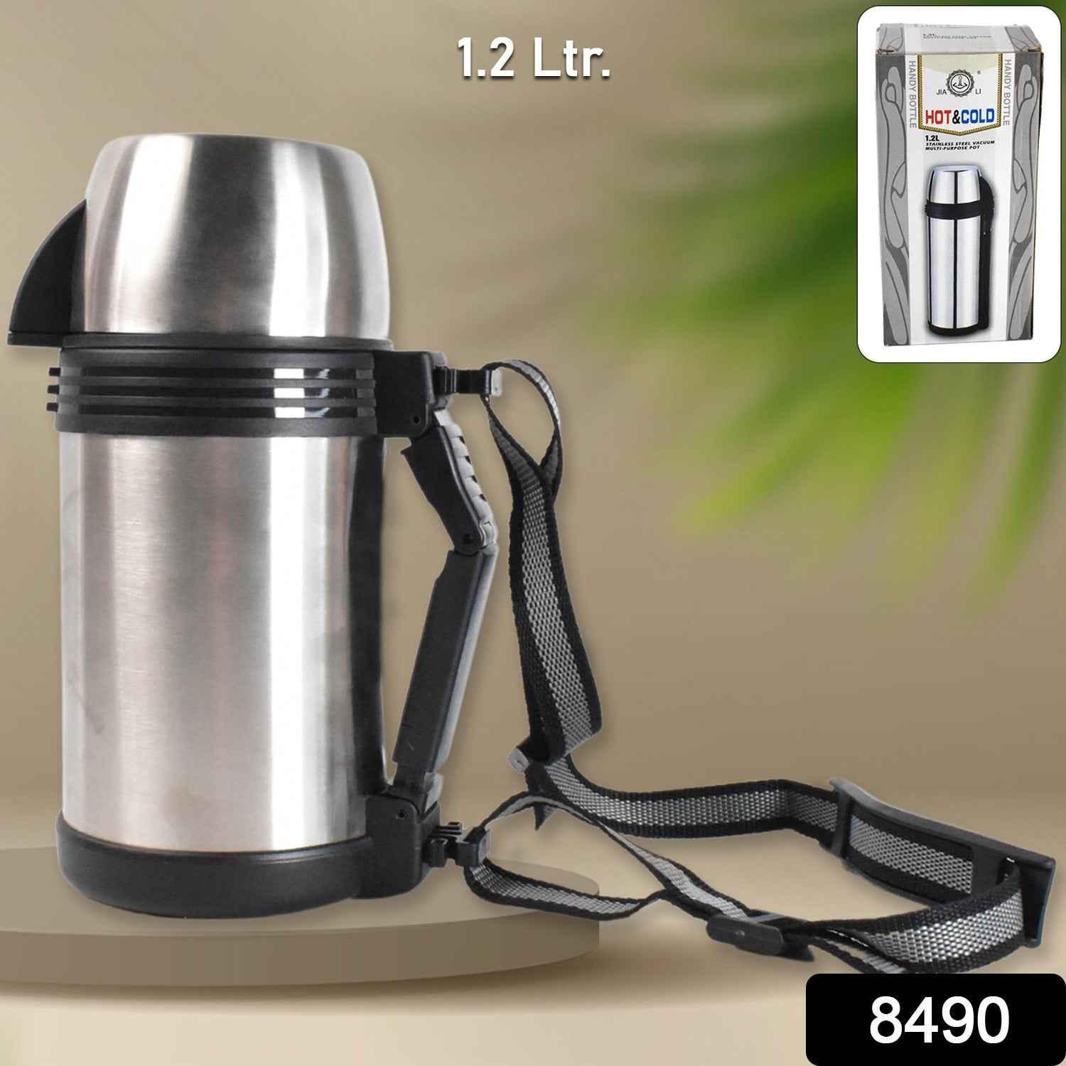 Stainless Steel Vacuum Flask Bottle 1200ml – Portable & Leakproof | Own Hydrate