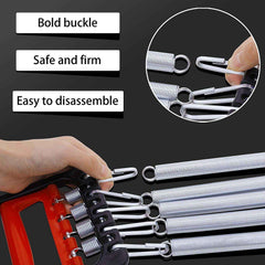 Chest Expander with 5 Adjustable Springs – Home Upper Body Workout