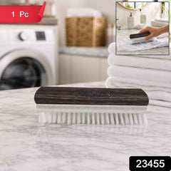Cloth Wash Brush Ð Heavy-Duty Nylon & Wooden Handle for Household Cleaning