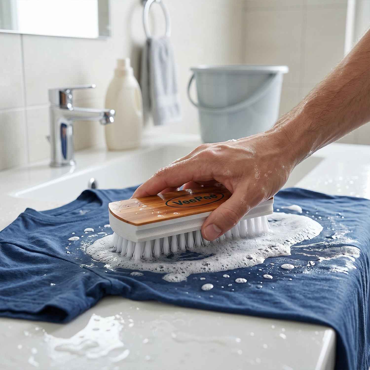 Cloth Washing Brush Ð Durable Nylon Bristles for Versatile Cleaning
