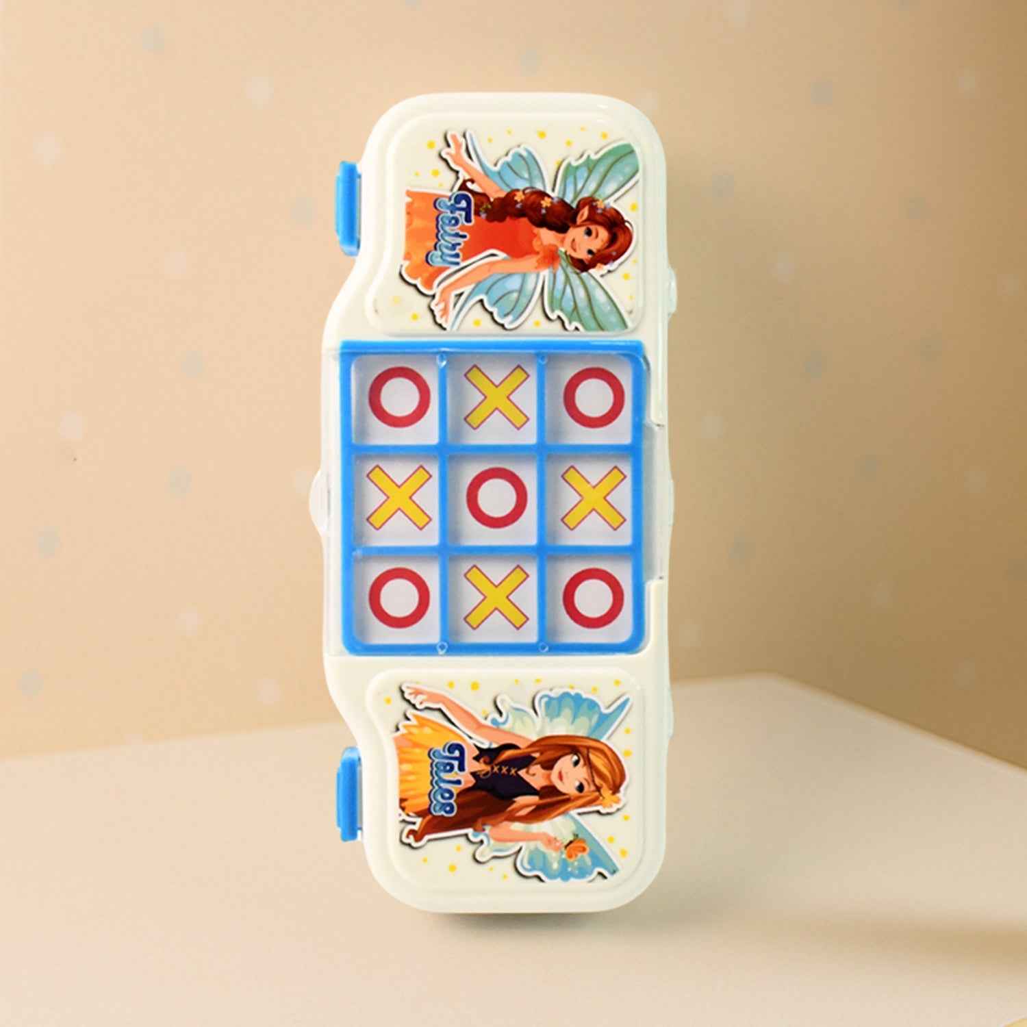 Kids Pencil Box with Built-in Tic Tac Toe Game – Fun & Durable