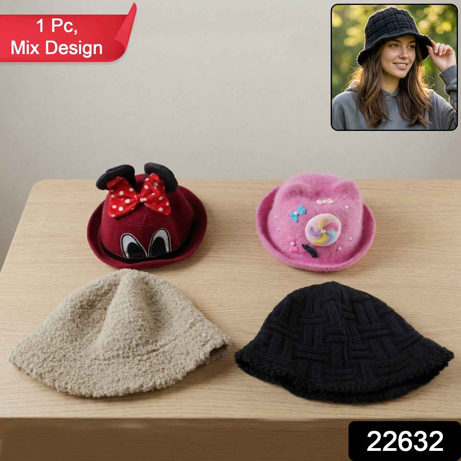 Winter Bucket Cap – Warm, Trendy & Unisex for All Seasons
