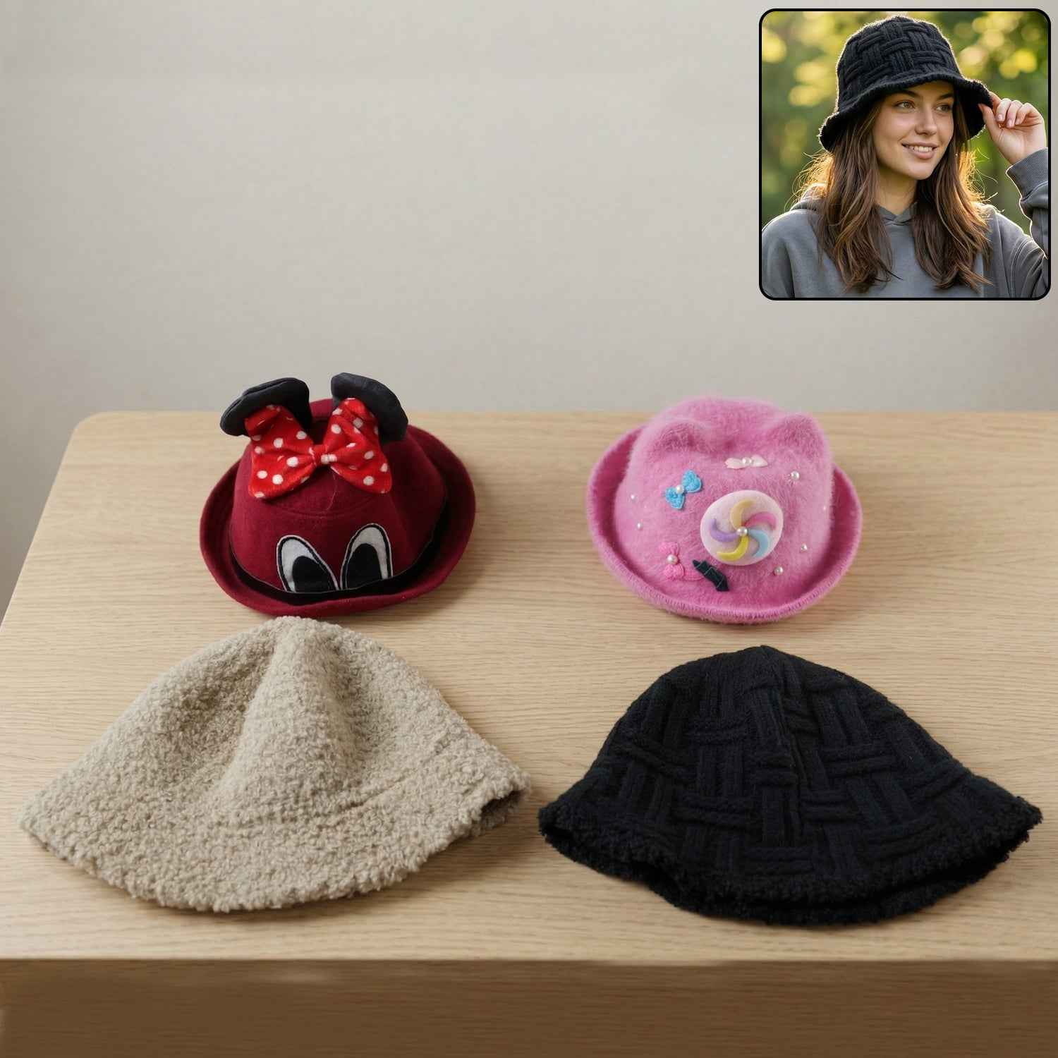 Winter Bucket Cap – Warm, Trendy & Unisex for All Seasons