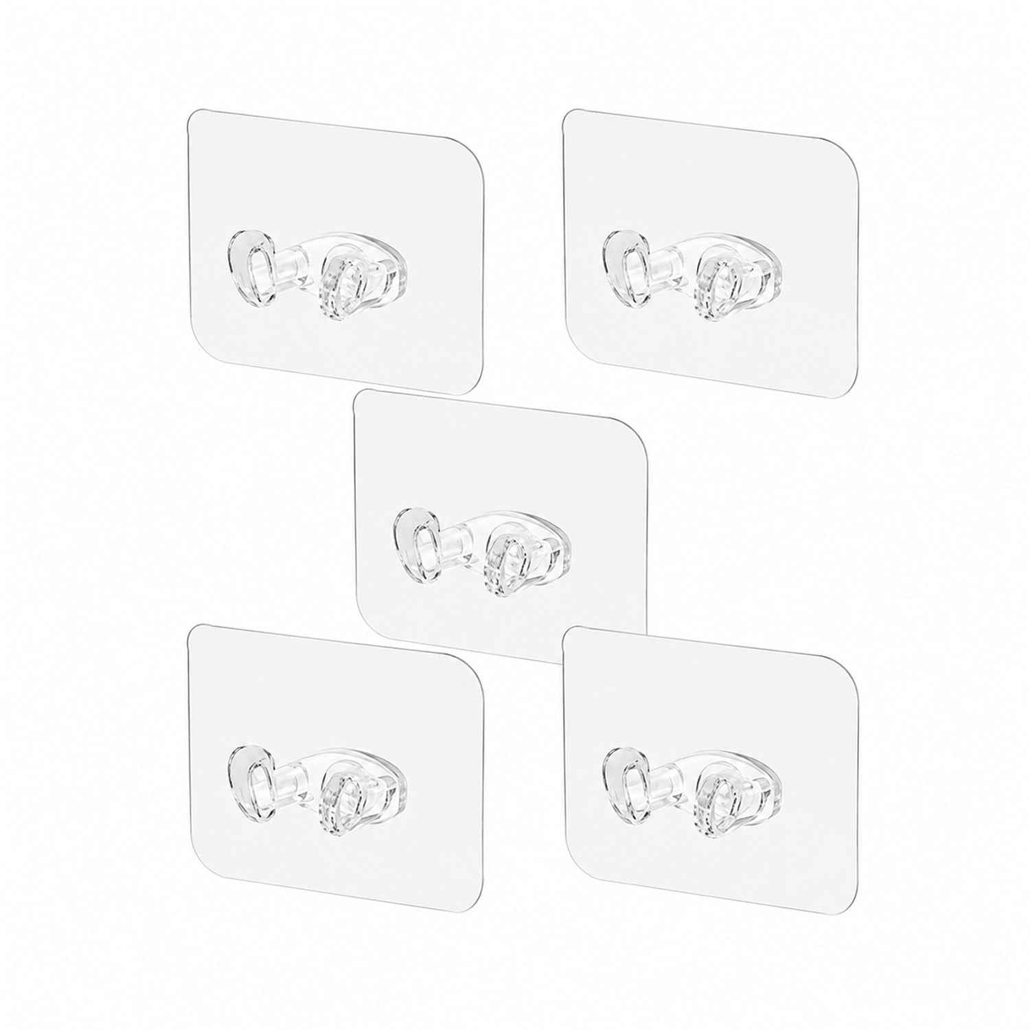 Adhesive Wall Hooks Ð Strong Hold & No Damage Walls
