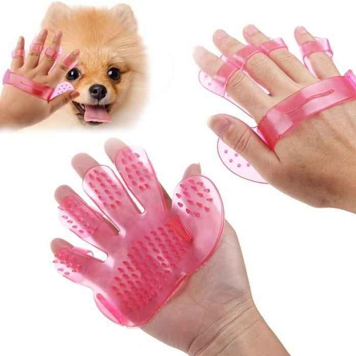 Pet Grooming Gloves Ð Gentle & Effective Fur Removal and Massage