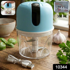 Mini Electric Garlic Chopper – USB Rechargeable 300ml | Indo Glow