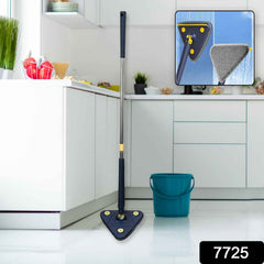 Triangle Cleaning Mop – 360° Rotatable with Long Handle | Storenzo