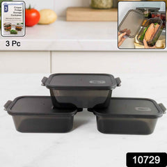 Food Storage Containers – Leakproof Meal Prep Set of 3