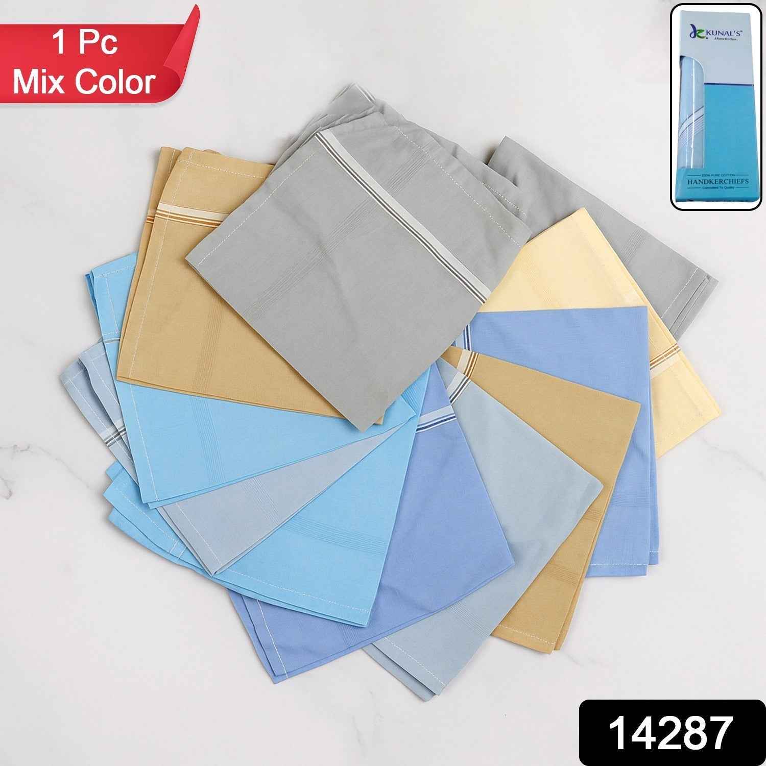 Men's Cotton Handkerchief – Soft, Large & Highly Absorbent