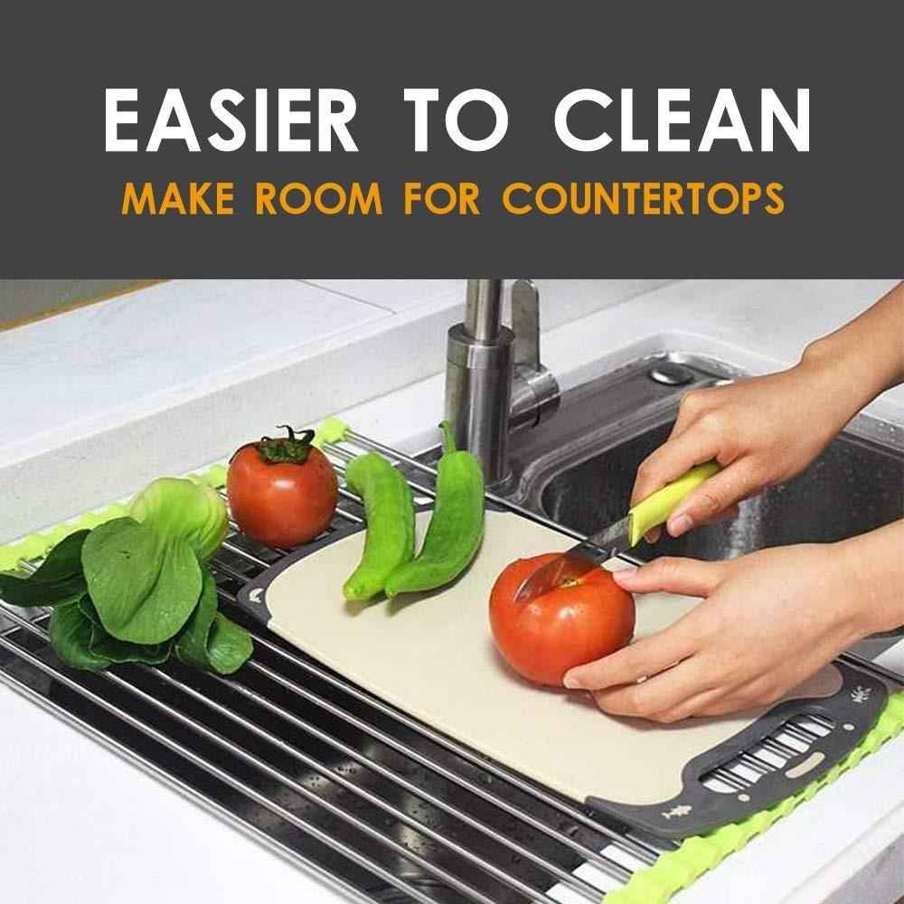Roll-Up Dish Drying Rack – Space-Saving | CookAura