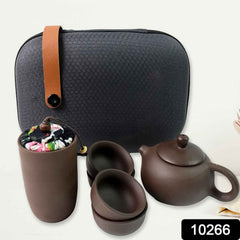 Portable Kung Fu Tea Set Ð Complete 6-Piece Travel Kit for Tea Lovers
