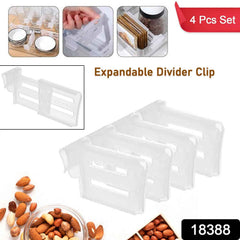 Refrigerator Drawer Dividers – 4 Pcs Set | Indo Glow