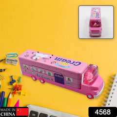 Kids Truck Pencil Case – Multi-Level Metal Double Decker | Indo Glow