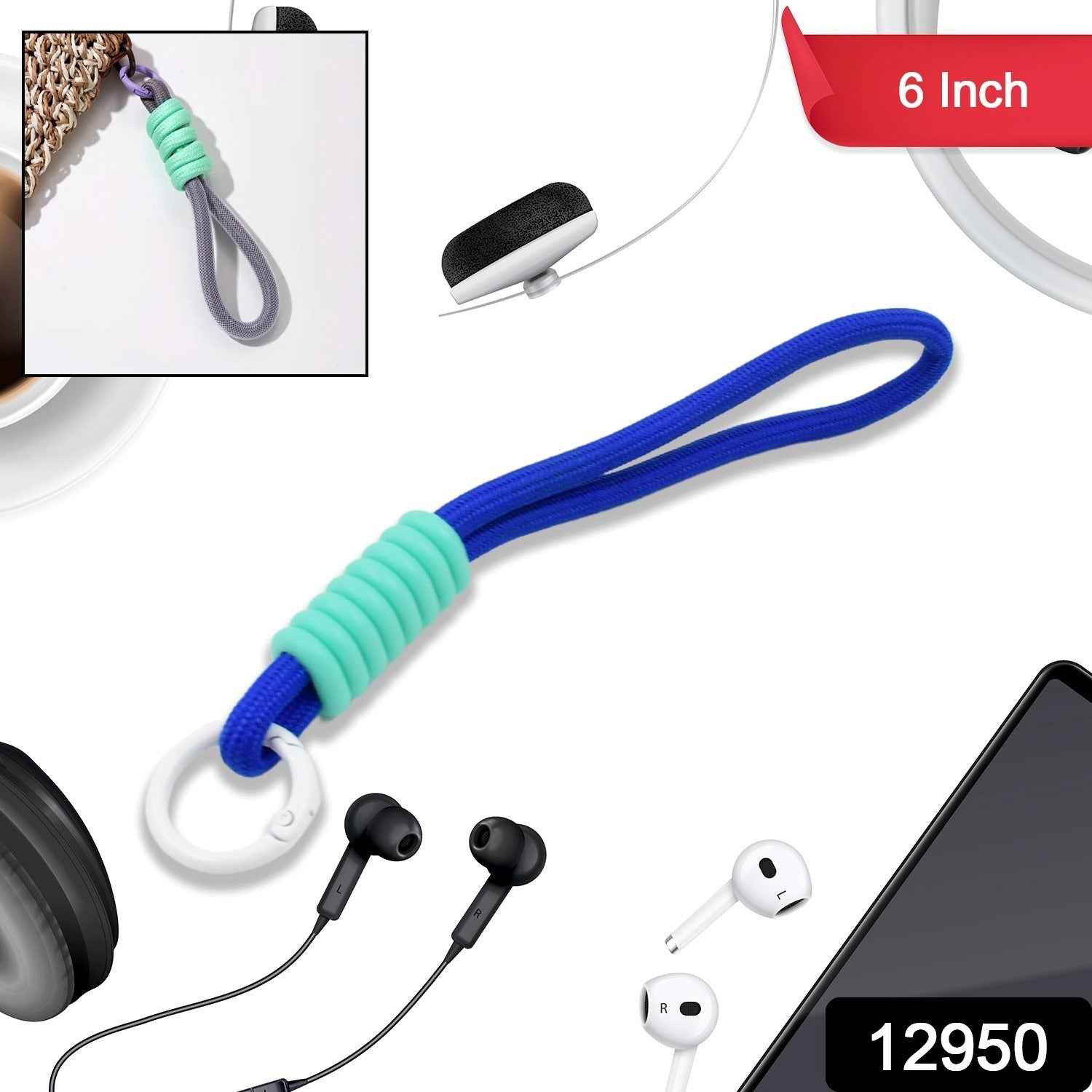 Phone Wrist Strap – Adjustable Nylon Lanyard | Mobiléon