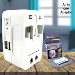 Universal Travel Adapter – All-in-One Worldwide Plug | Poravar